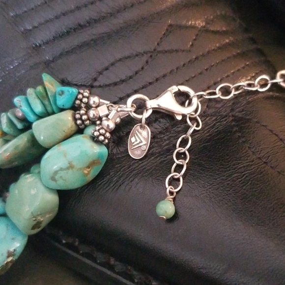 Silpada  - Classic 4 Strand Turquoise Necklace - Picture 2 of 8